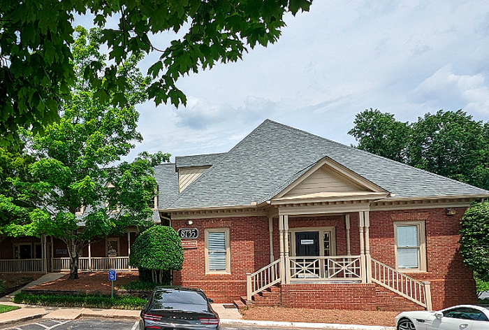 Exterior view of Georgia Registered Agent's office building in Atlanta, GA.